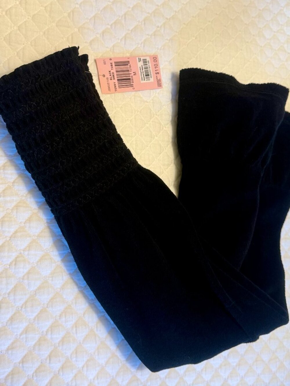 Juicy Couture Terry Cloth Swim Cover-Up or Mini Tube-Top Dress Size M